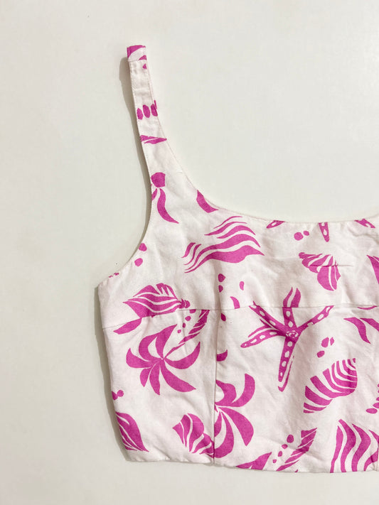 Pink Cotton Starfish Top