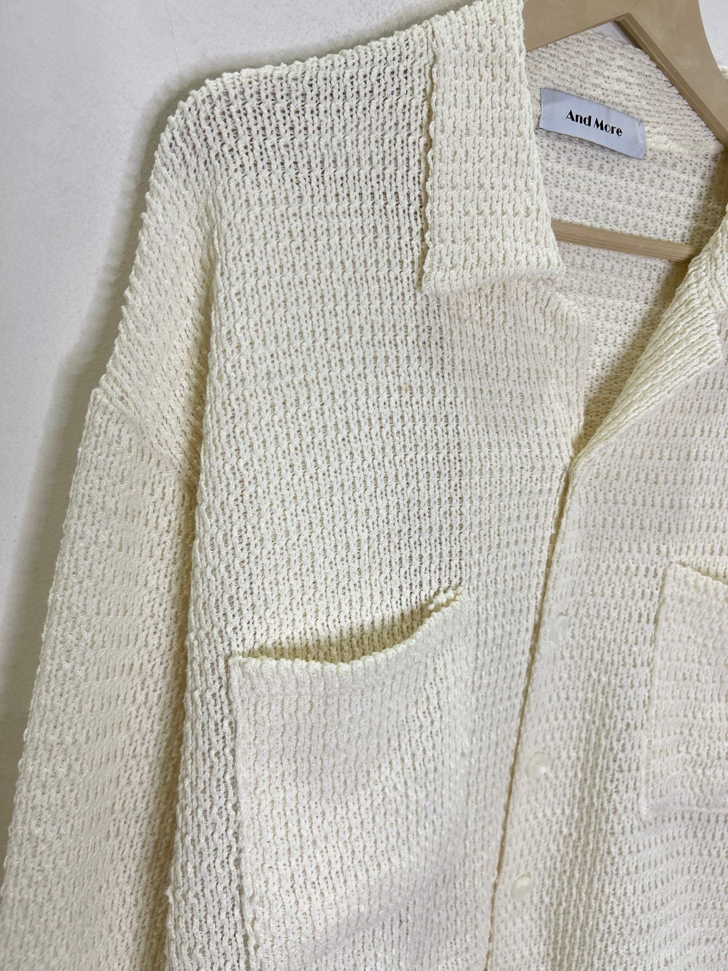 Crochet White Shirt