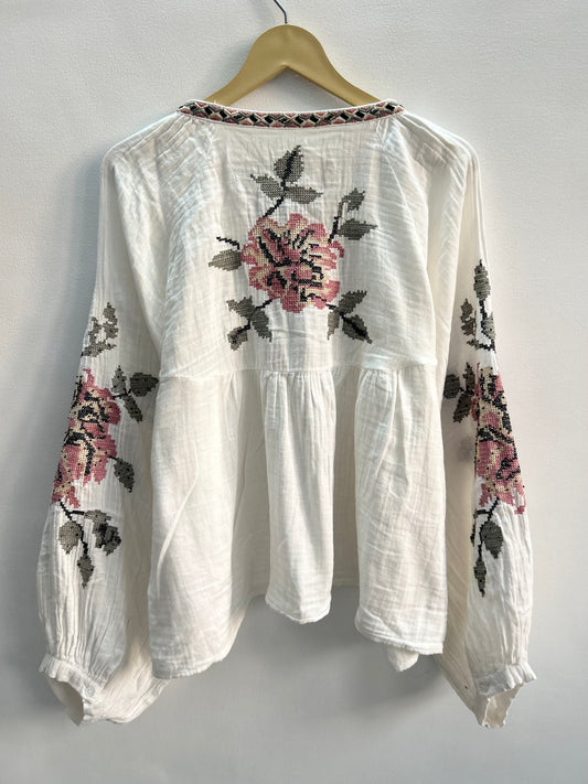Embroidered Shrug