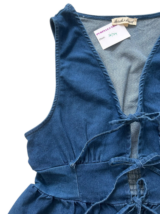 Denim Knot Top:34”
