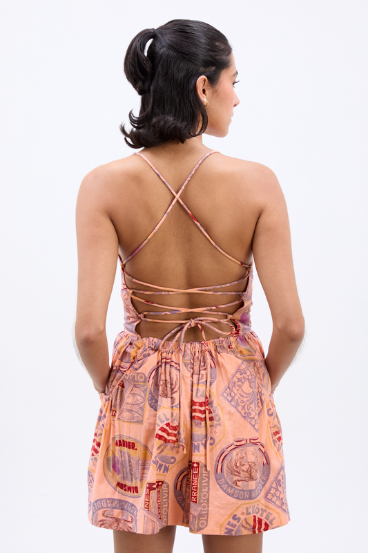 Damson Madder Peaches Dress