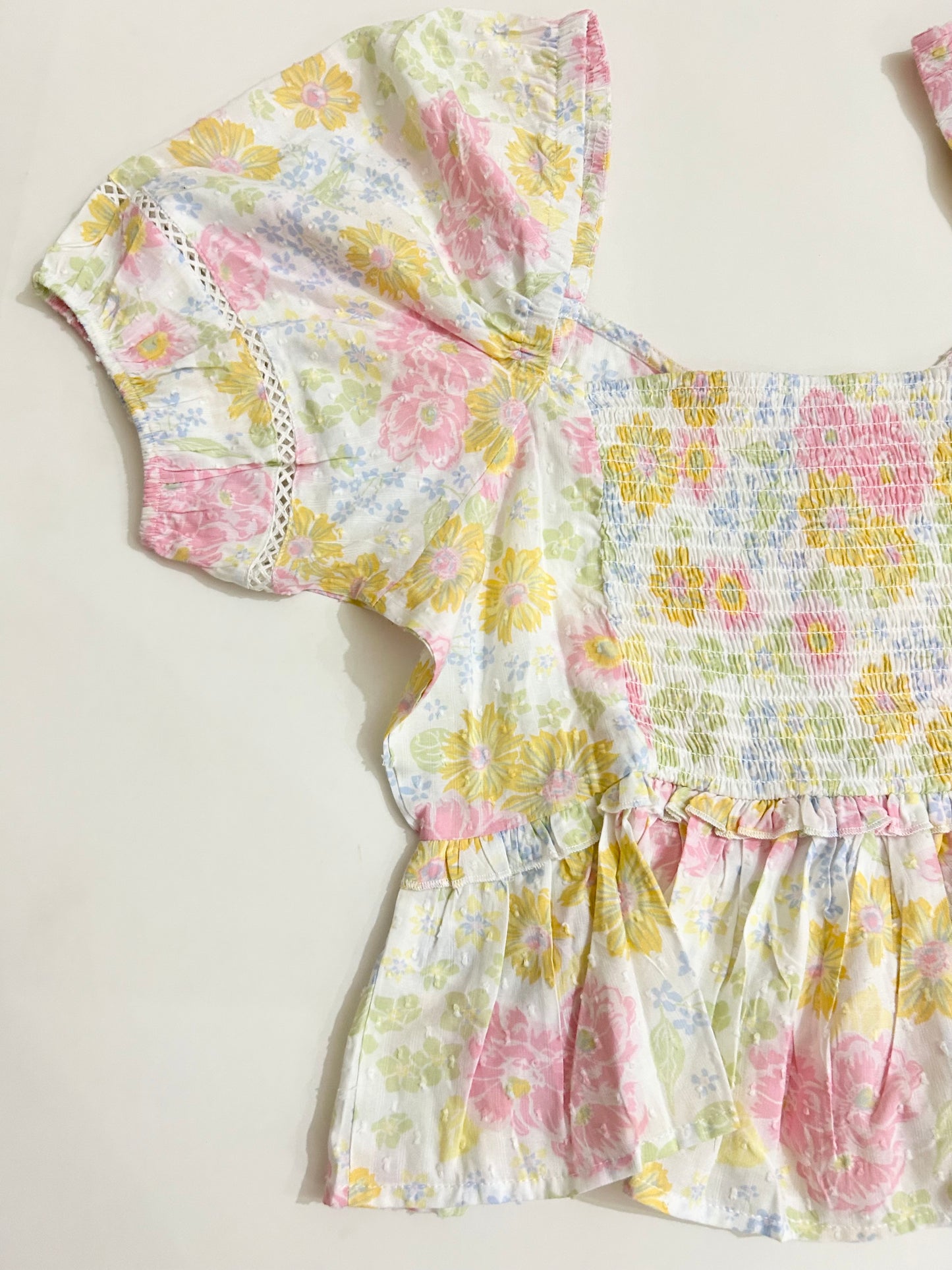 Peplum Floral Top
