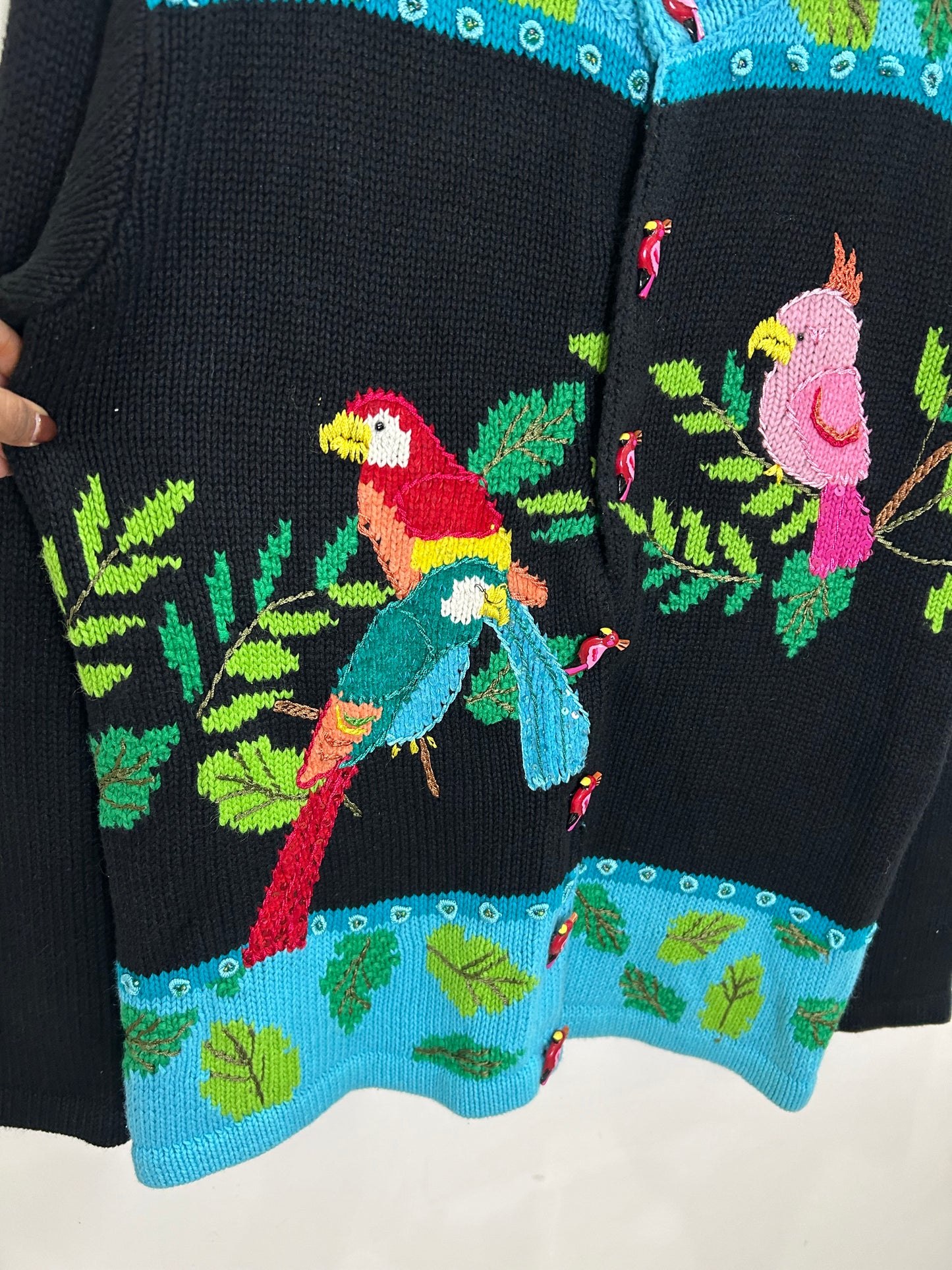 Parrot Cardigan