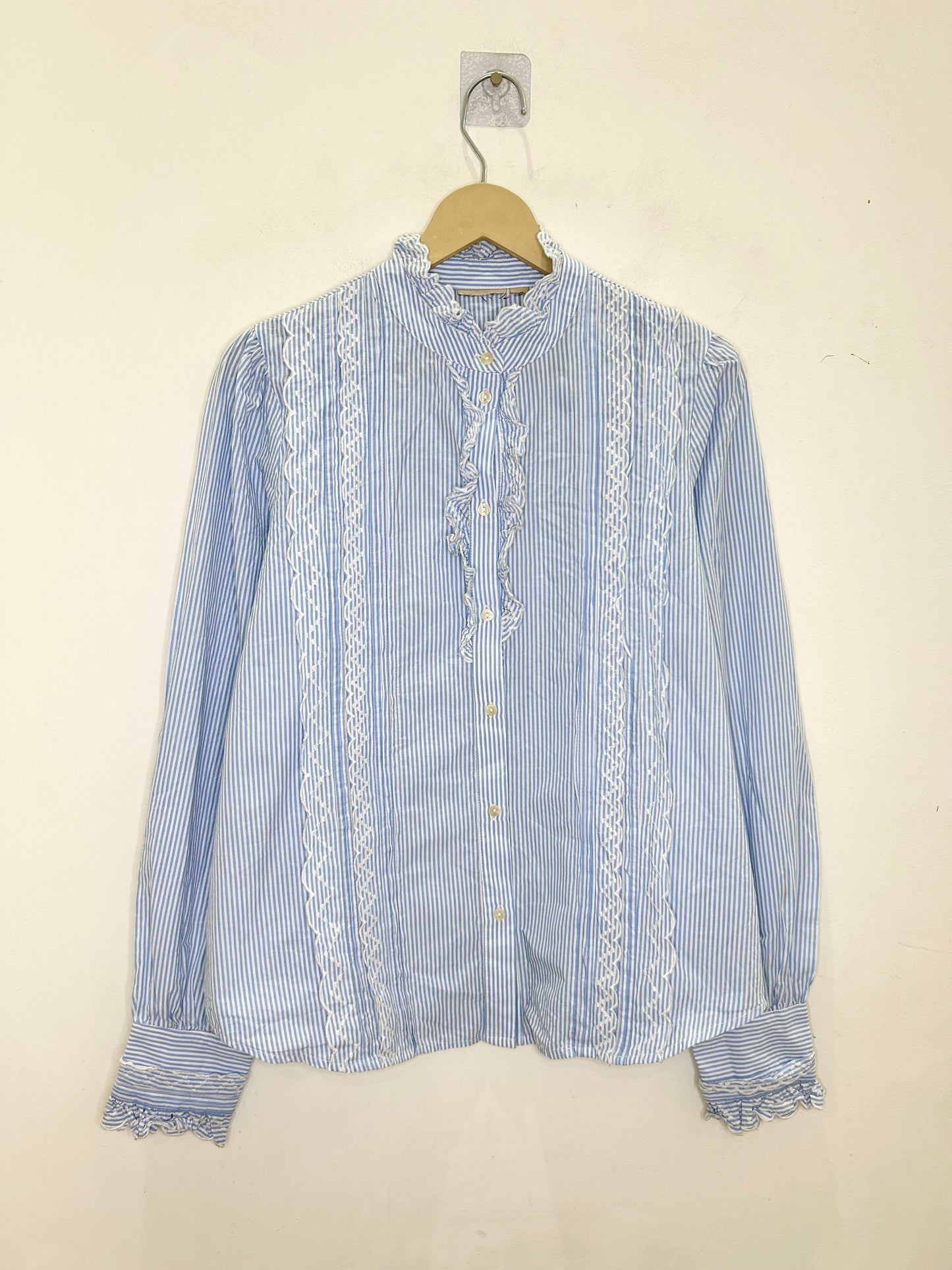Striped Ruffle Shirt