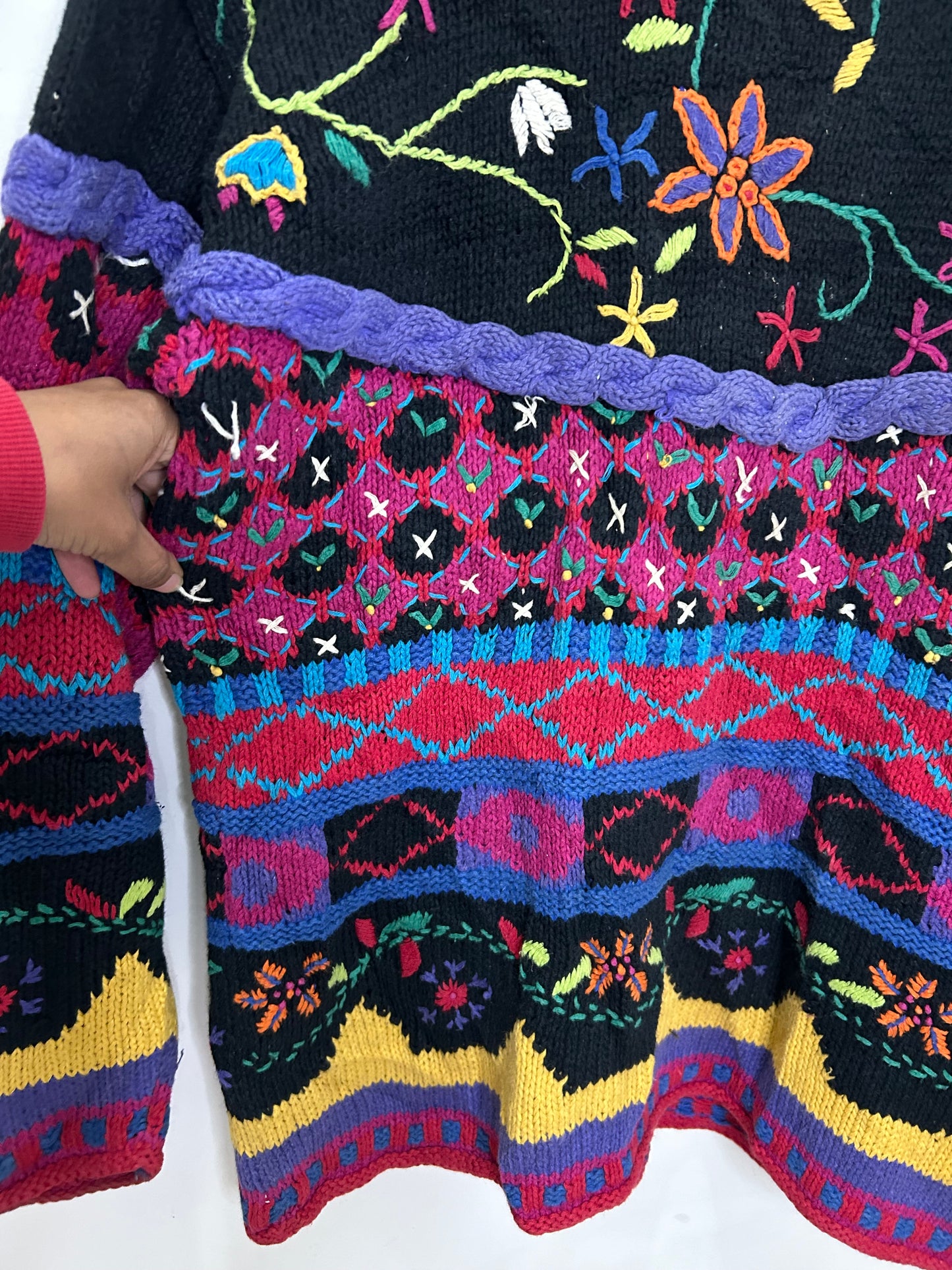 Fully Embroidered Cardigan
