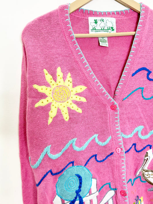 Flamingo Beach Cardigan