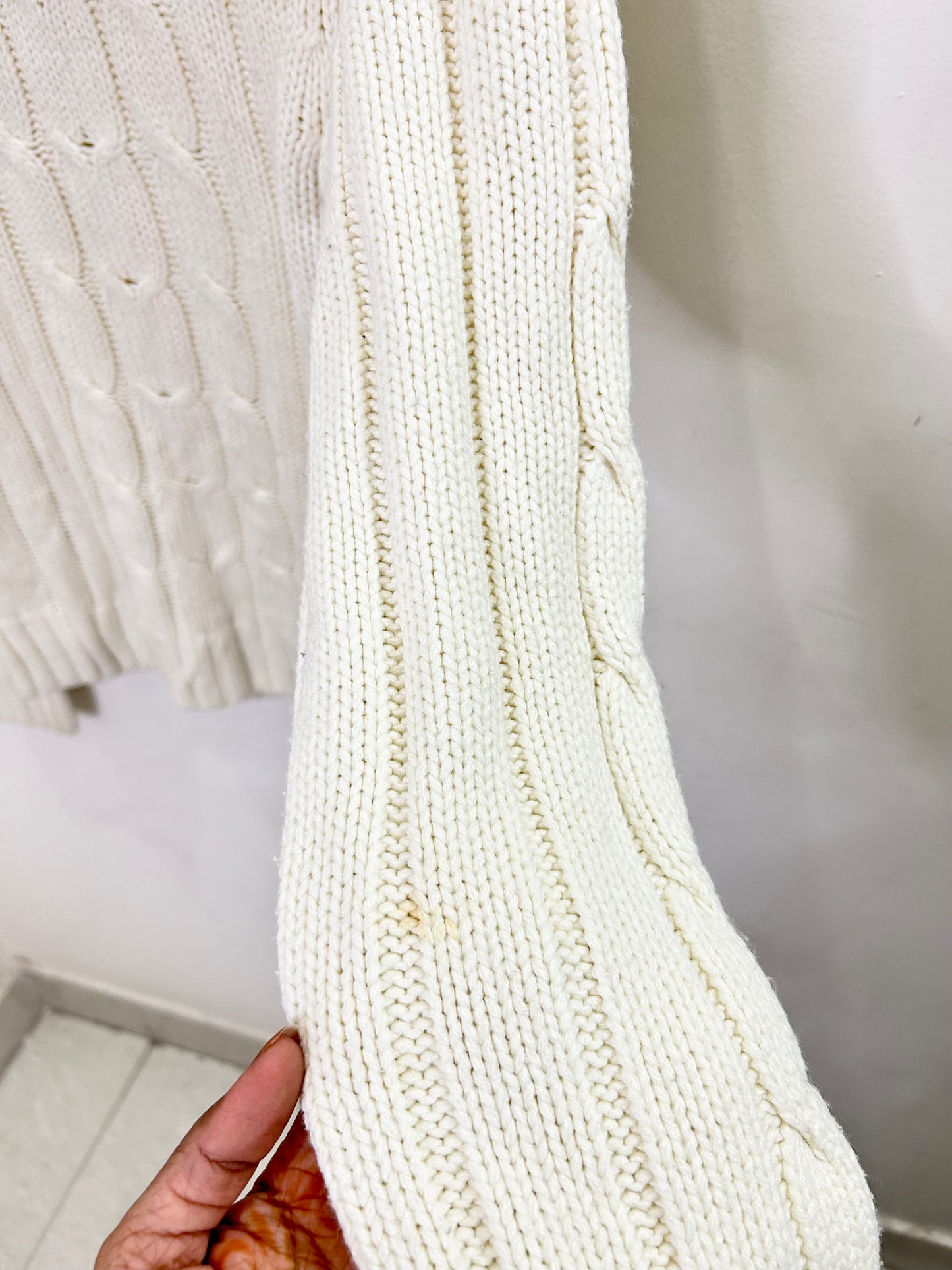 White Turtleneck Sweater