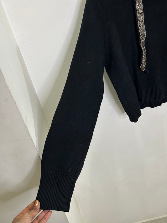 Black Hoodie Sweater