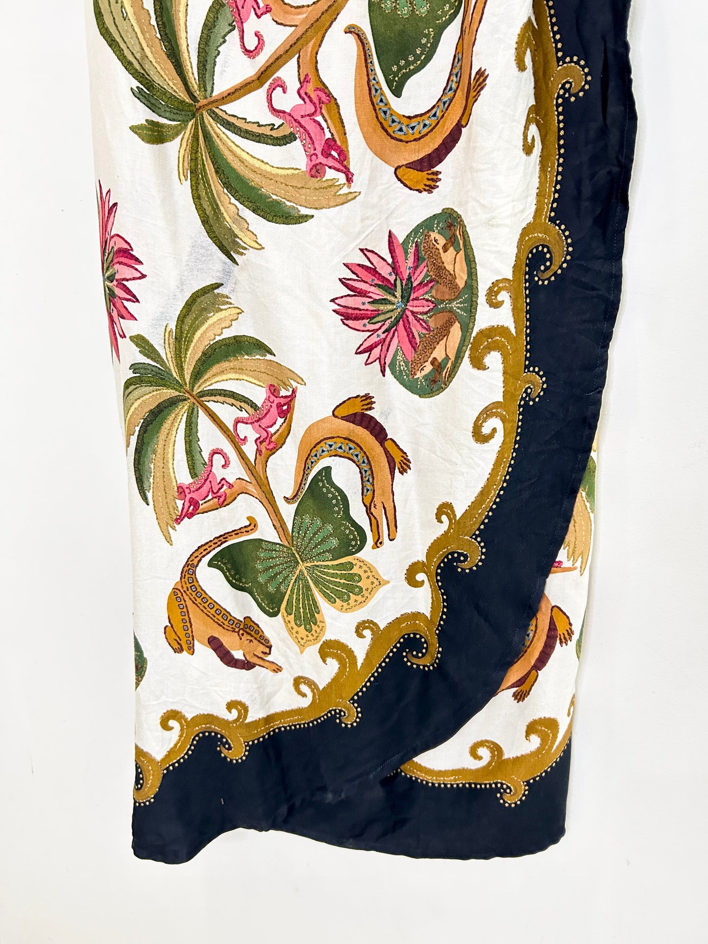 FarmRio Floral Wrap Skirt
