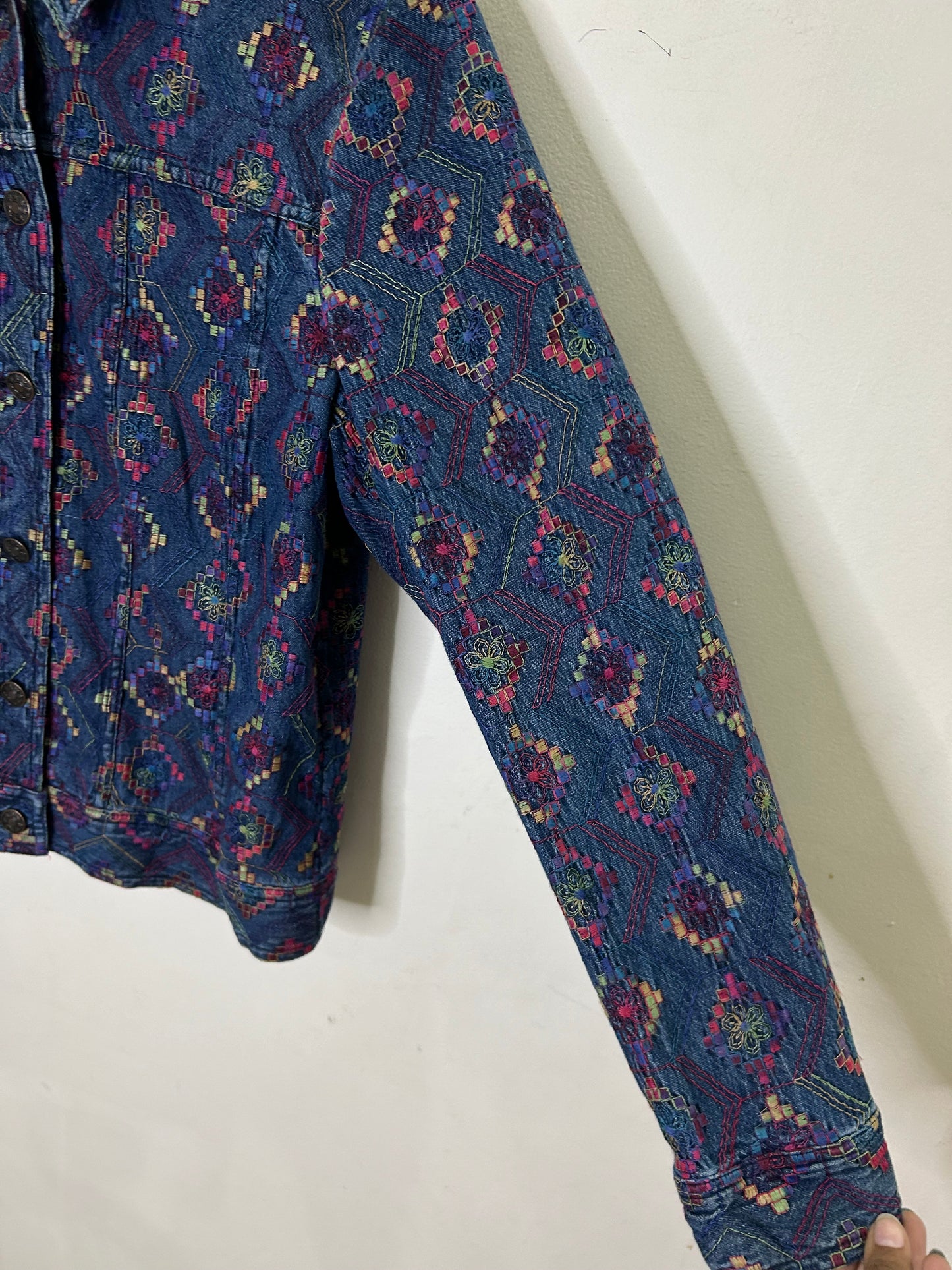 Denim Embroidered Shirt