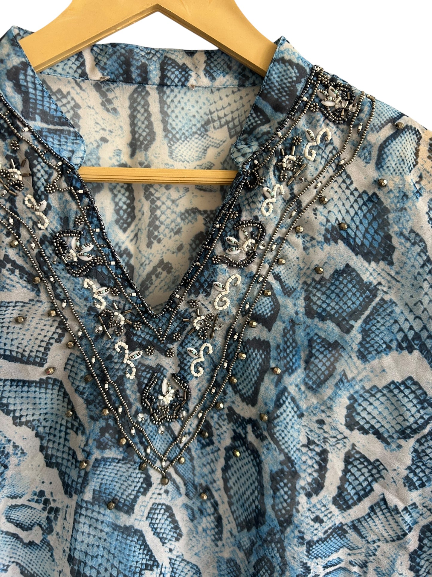 Snake Beaded Top