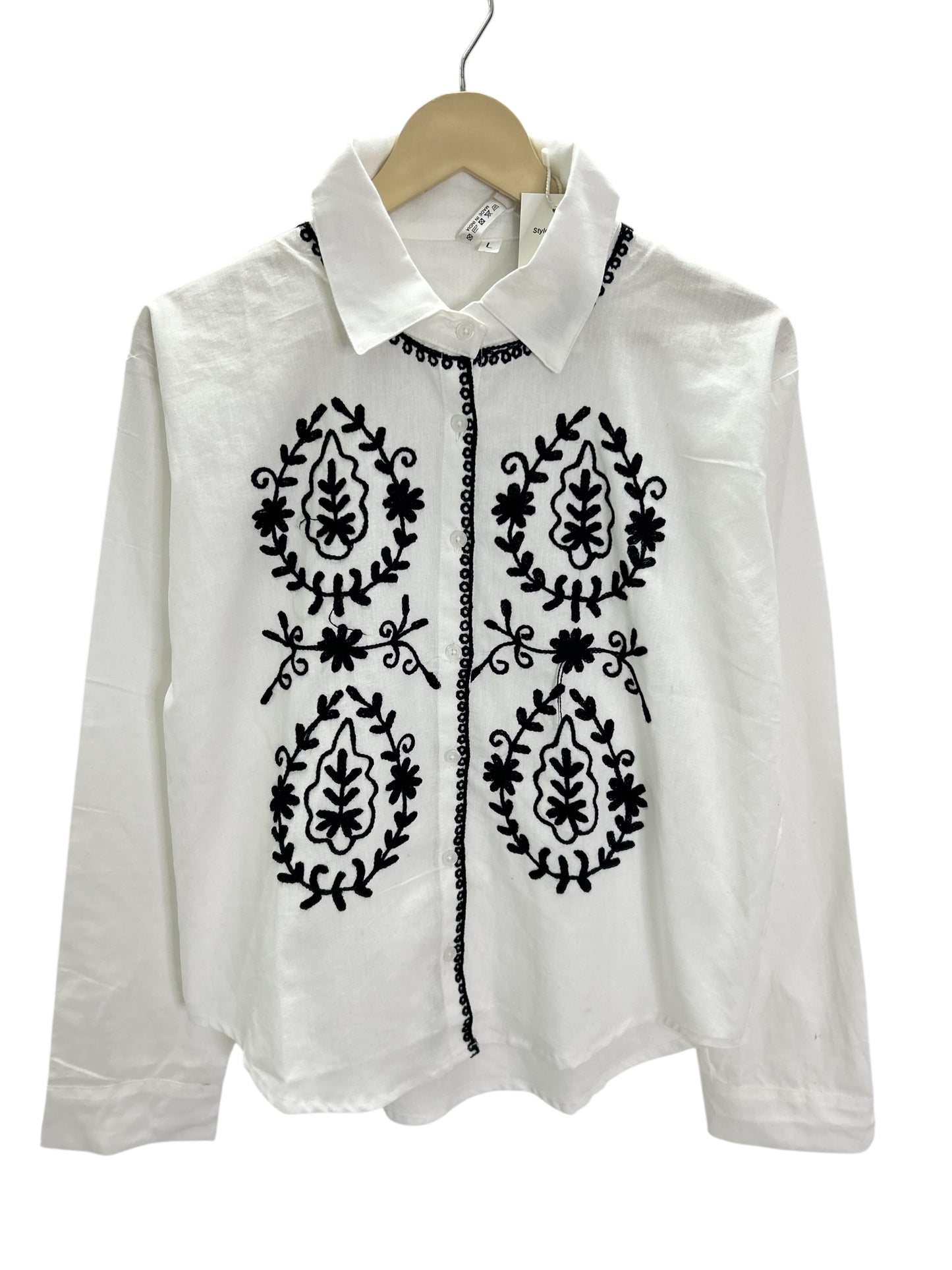 Cotton Embroidered Shirt