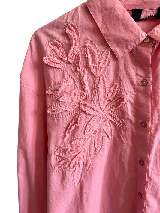 Cotton 3D Pink Shirt