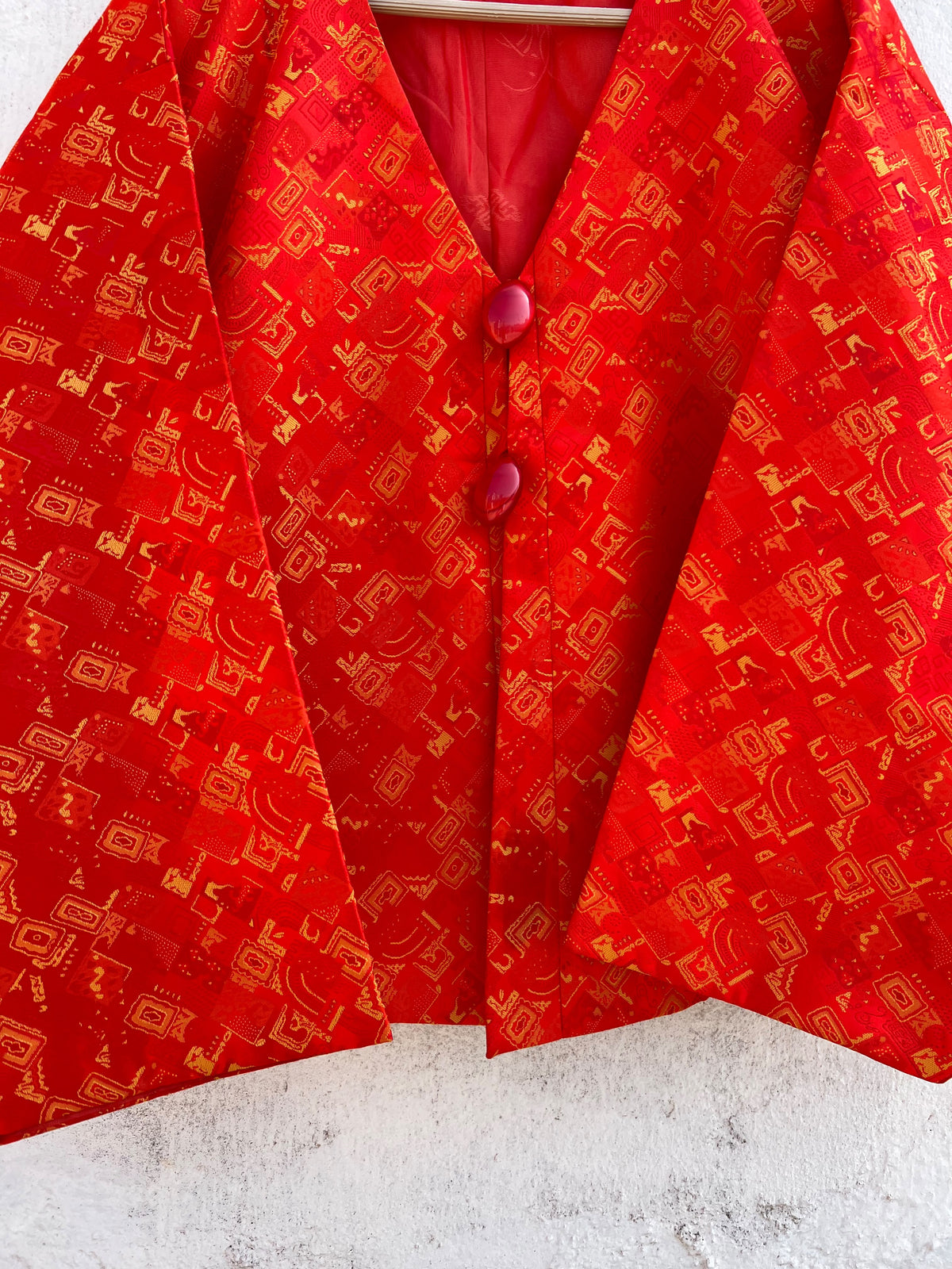 Orange Vintage Jacket: 44”