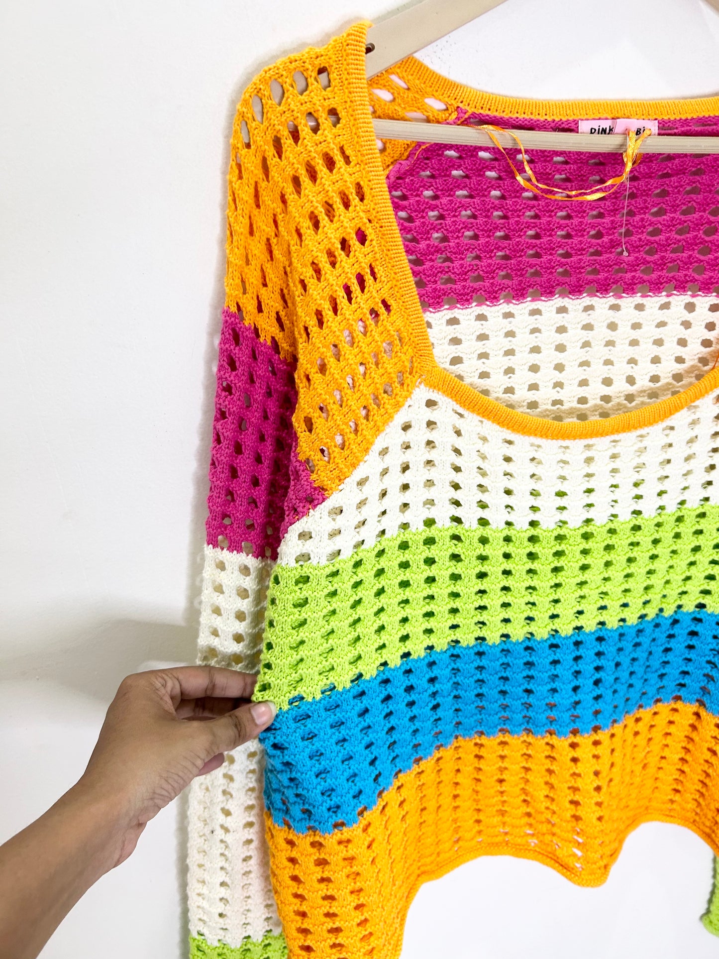 Multicolor Crochet Top