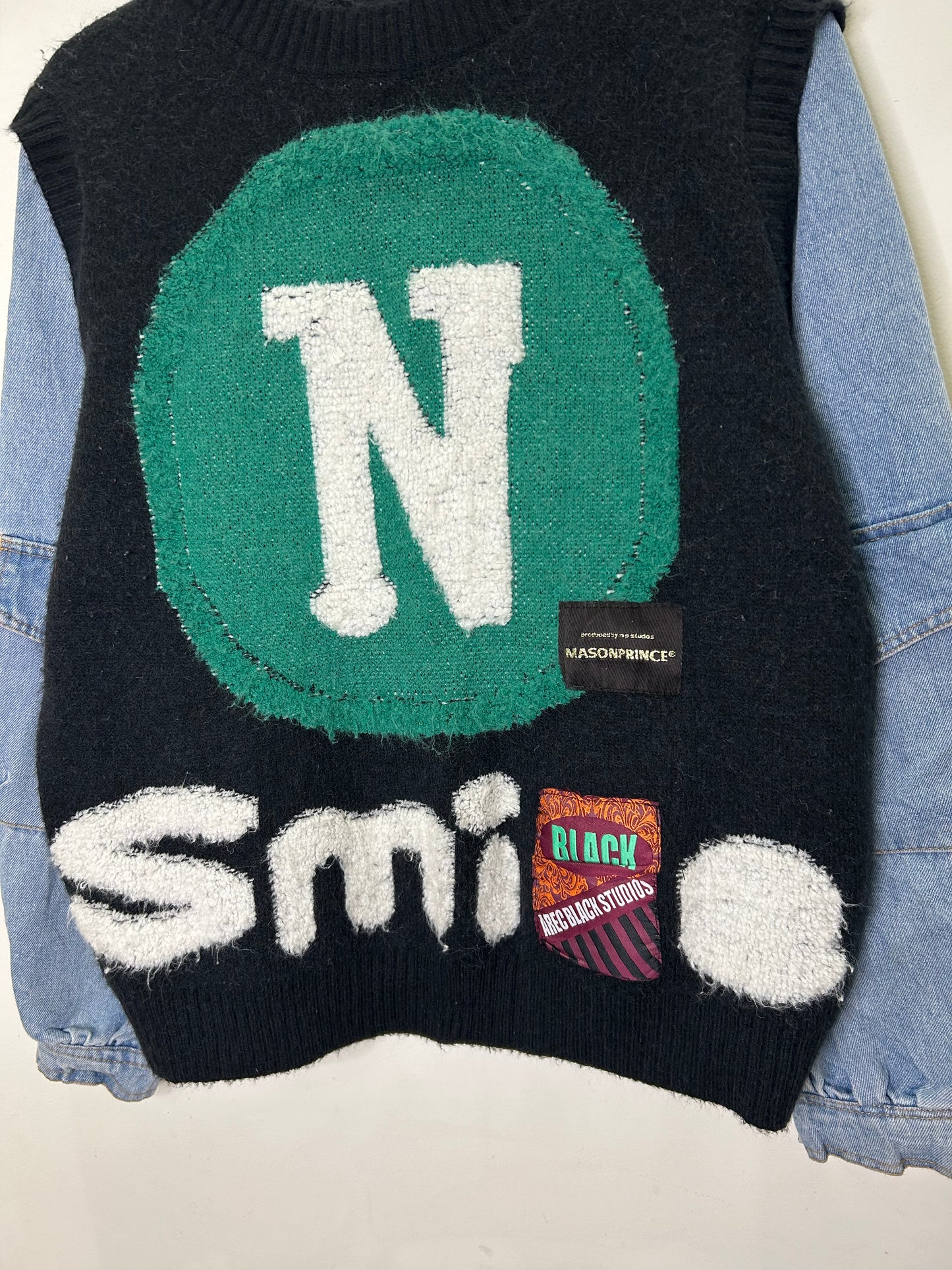 Black Smiley Sweater