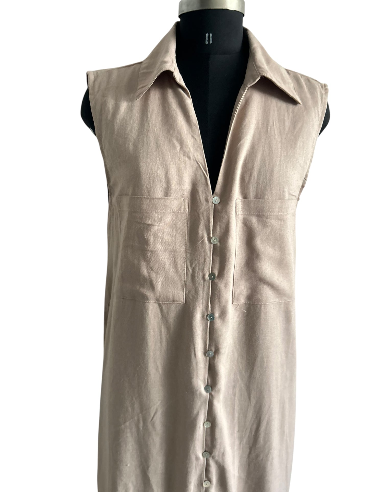 MAAG Linen Beige Dress