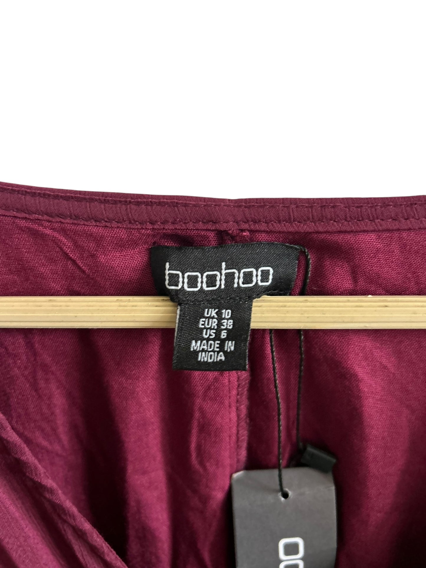 BOOHOO Shirred Blouse