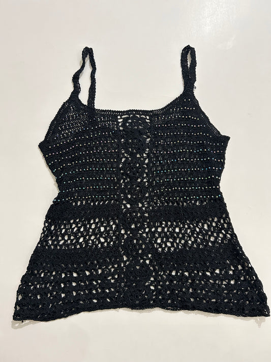 Rhinestone Top: Bust- 34” TO 42”