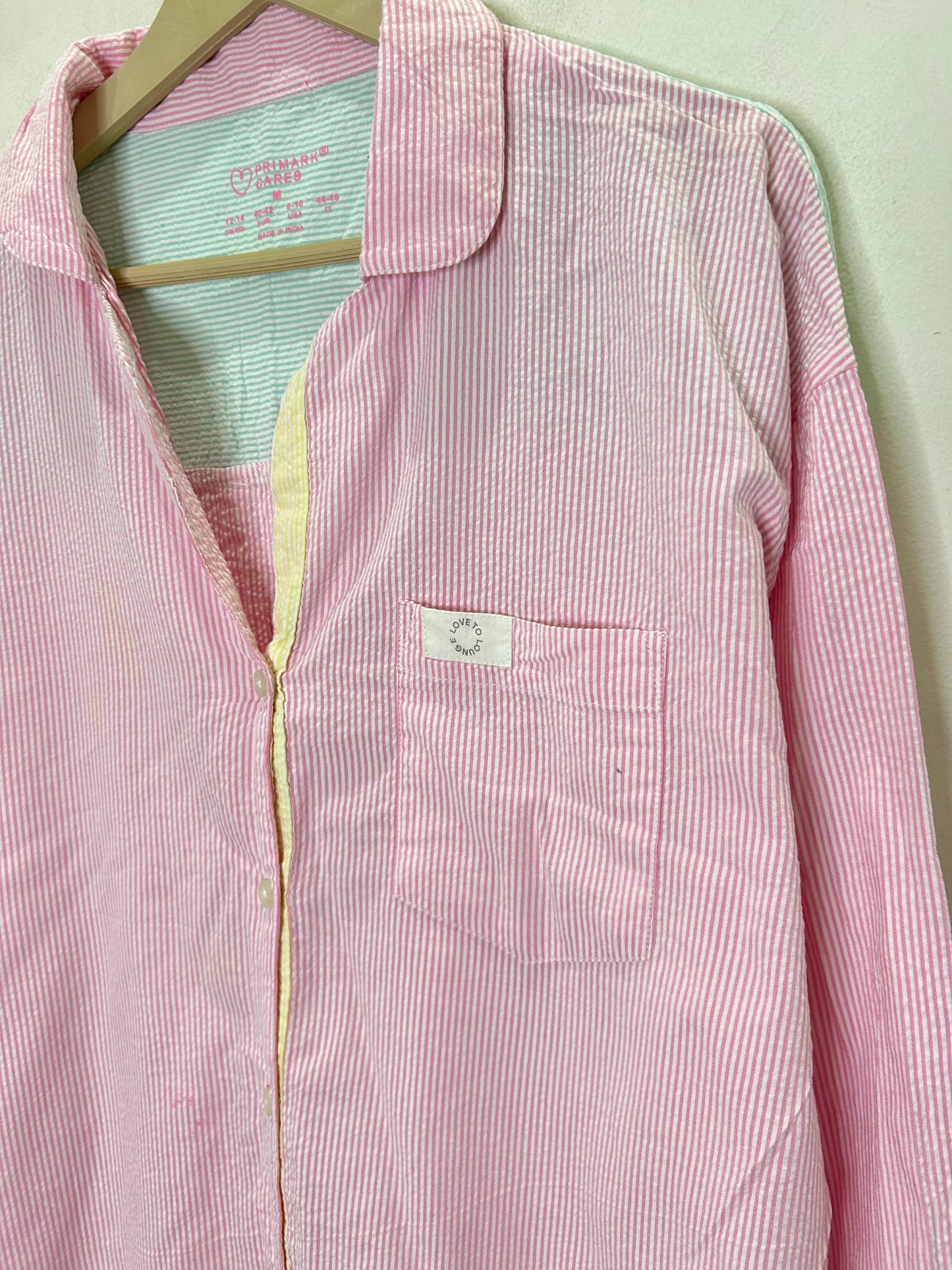 Pink Striped Shirt