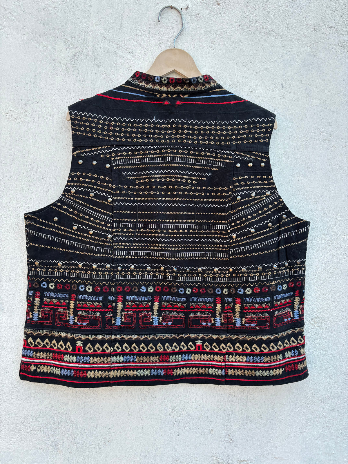 Embroidered Vest: 44”