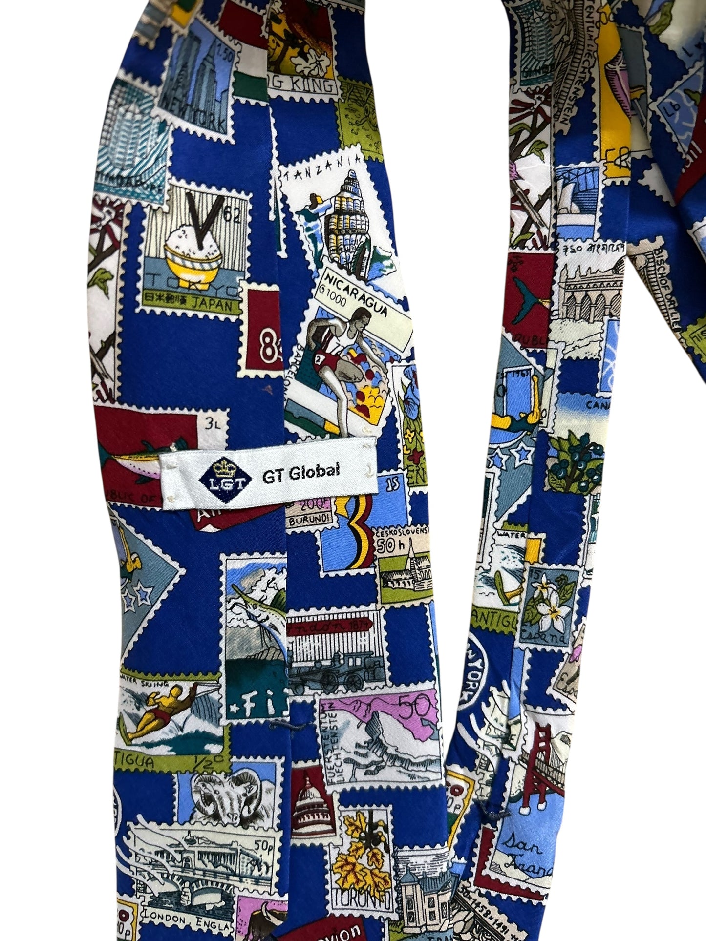Vintage Postcards Tie #1