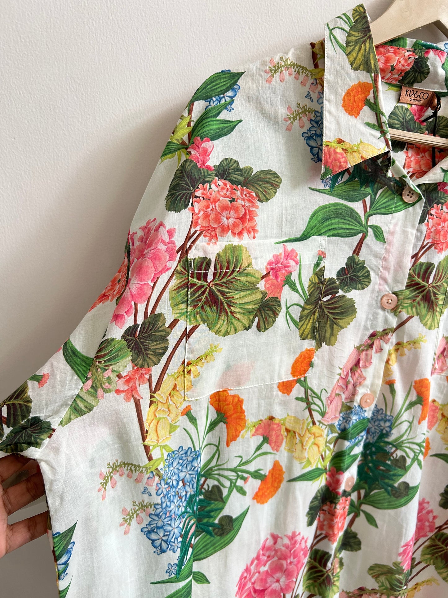 Printed Floral Cotton Shirt