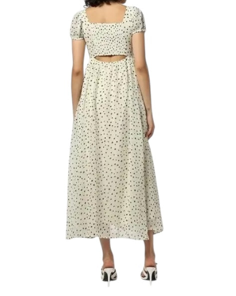 Polka Dot Print Dress