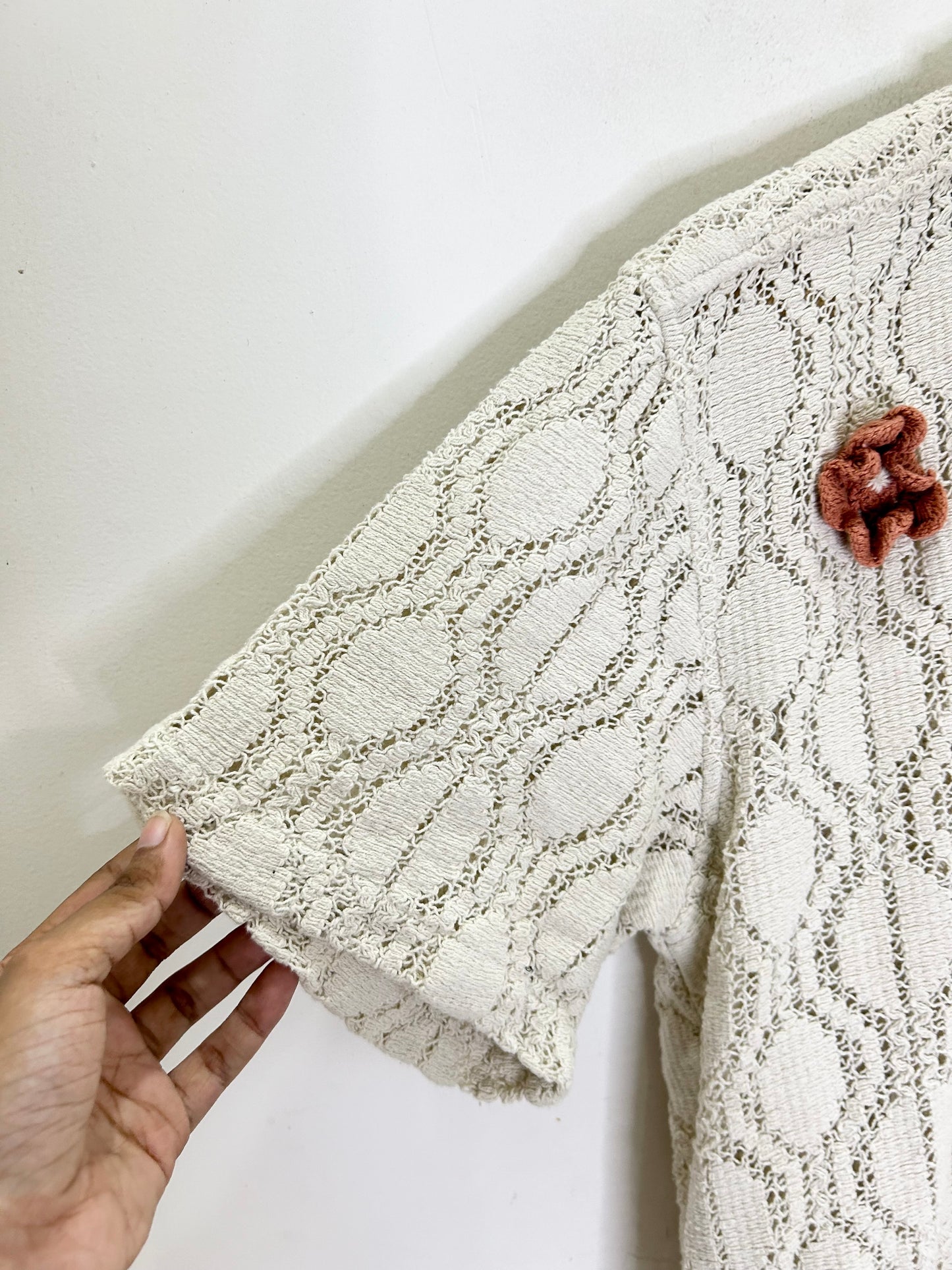 Floral Crochet Shirt