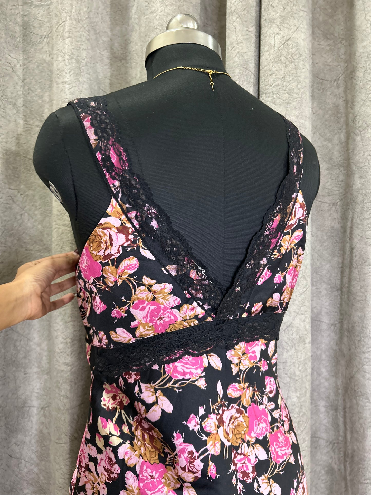 Vintage Dress Mini Floral Dress