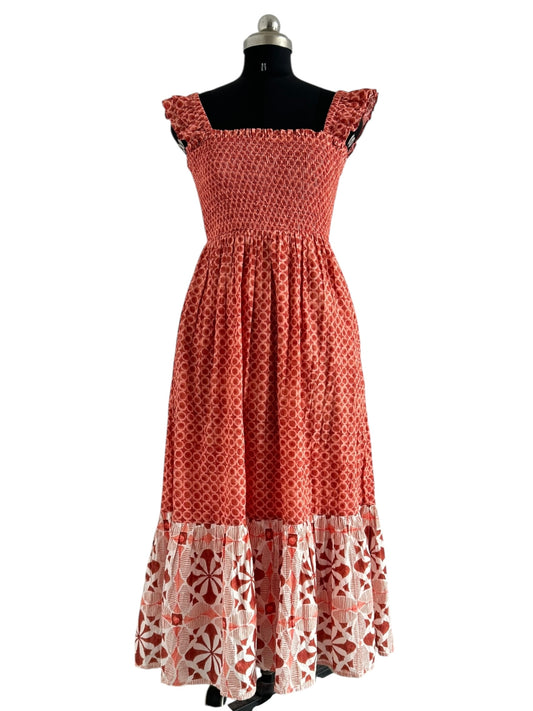 Cotton Olivia Midi Dress
