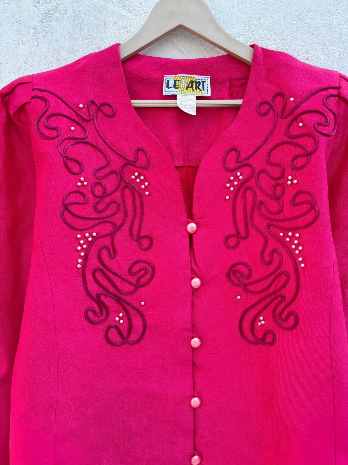 Vintage Pink Jacket: 42”