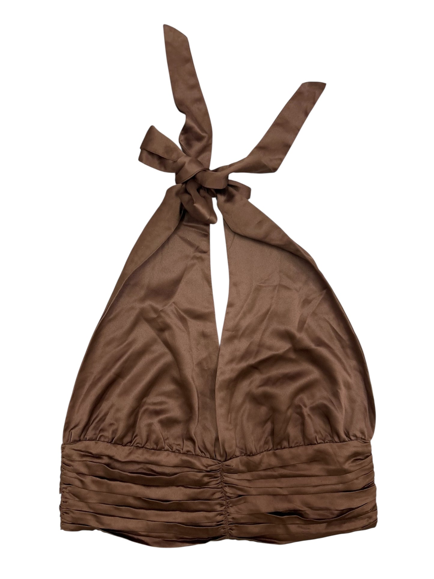 Satin Halterneck Top