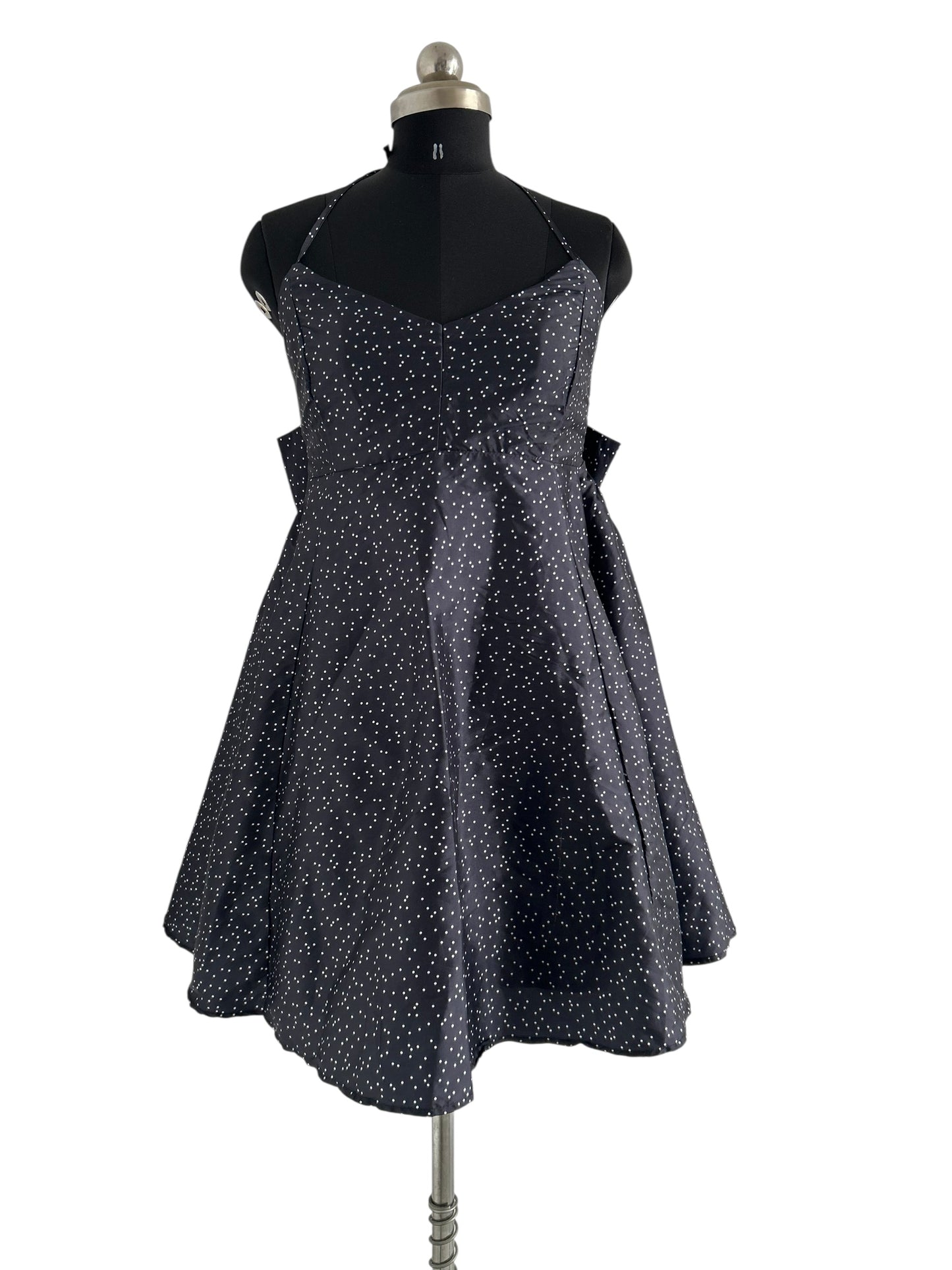 Polka Dot Back Bow Dress