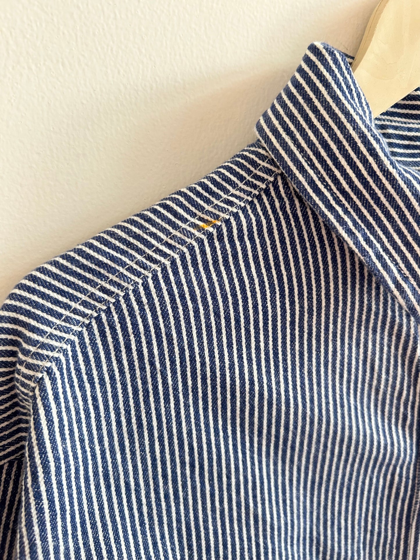 LUCY&YAK Striped Denim Jacket