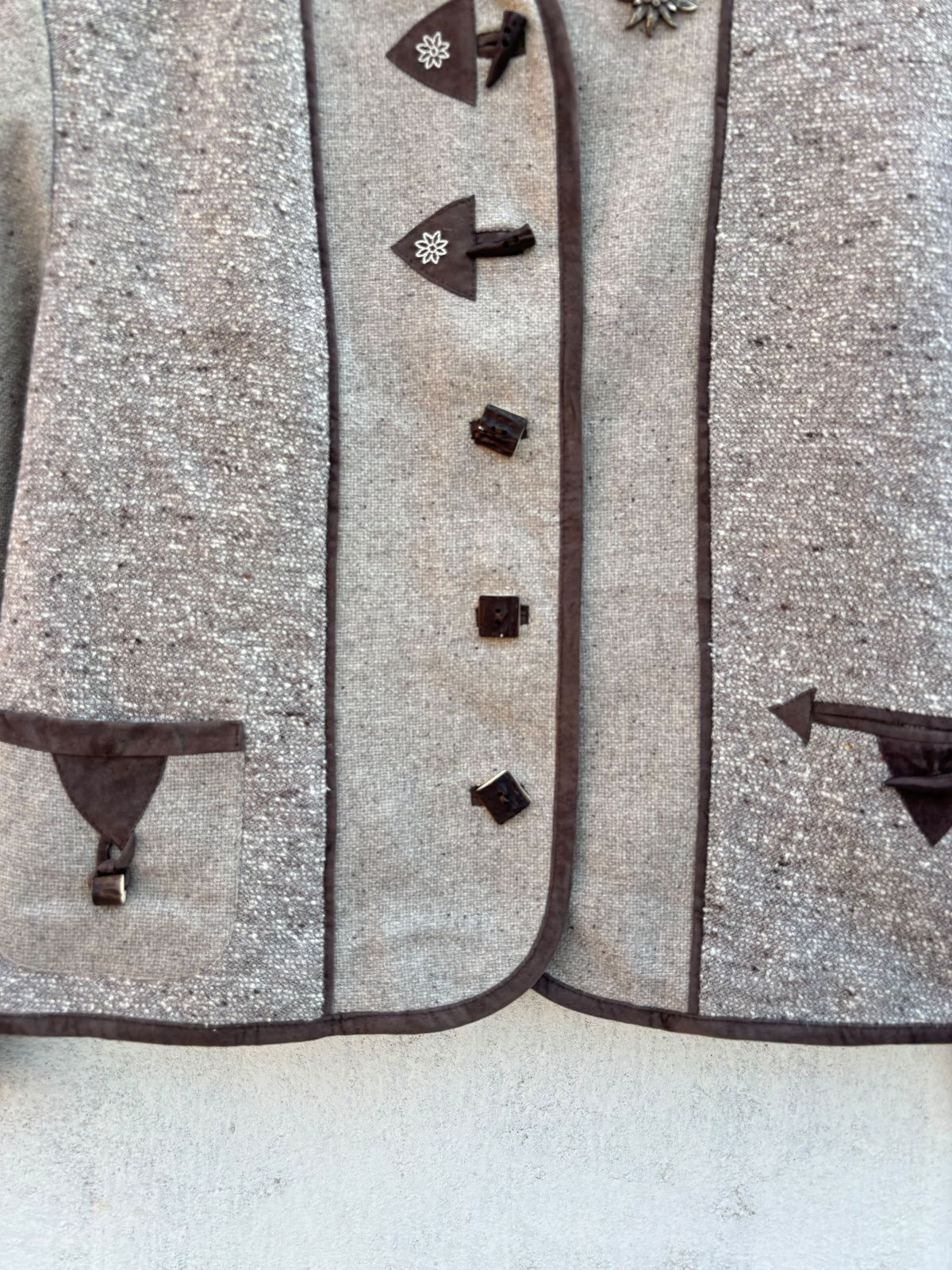 Vintage Brown Jacket: 42”