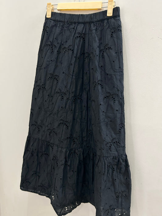 Cotton Cut Out Palm Skirt