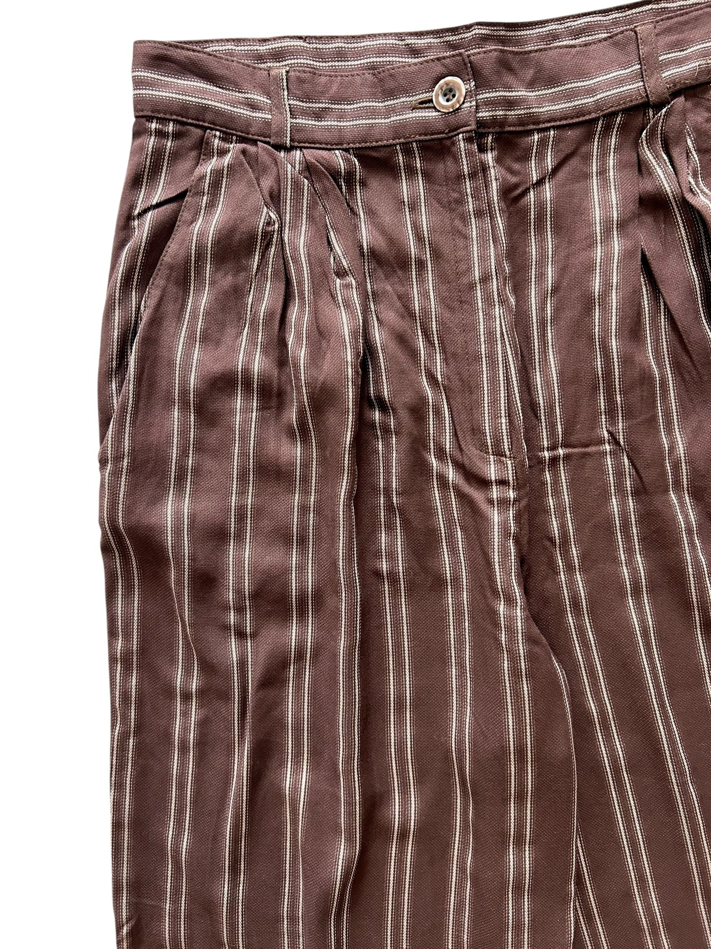 Striped Brown Pants