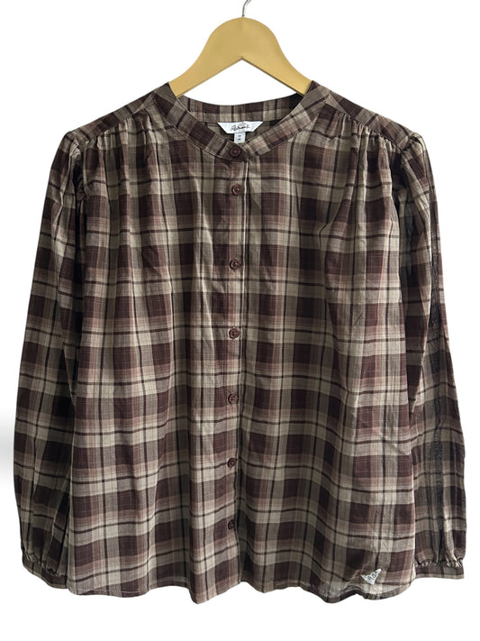 Checked Brown Top