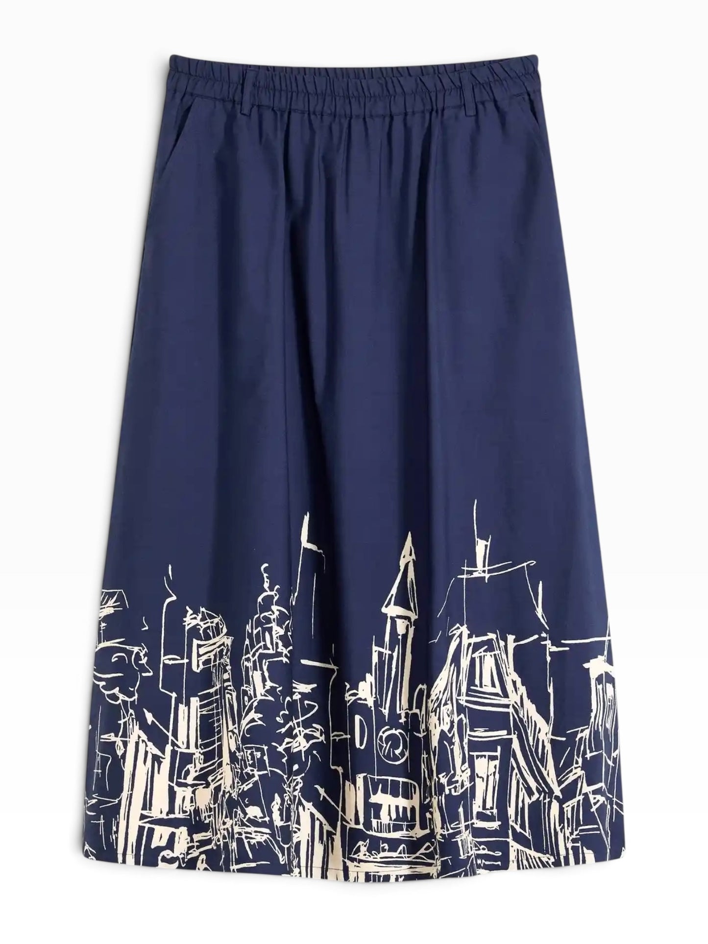 Architectural Cotton Skirt