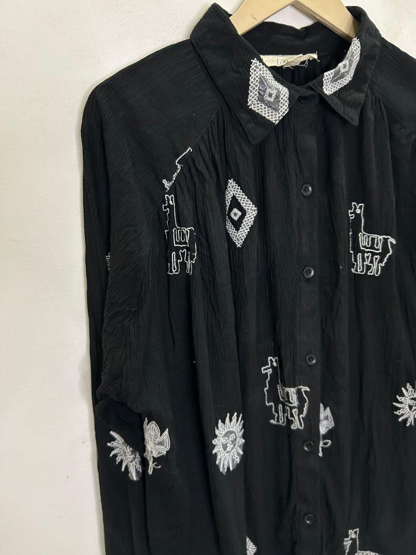 Embroidered Llama Shirt