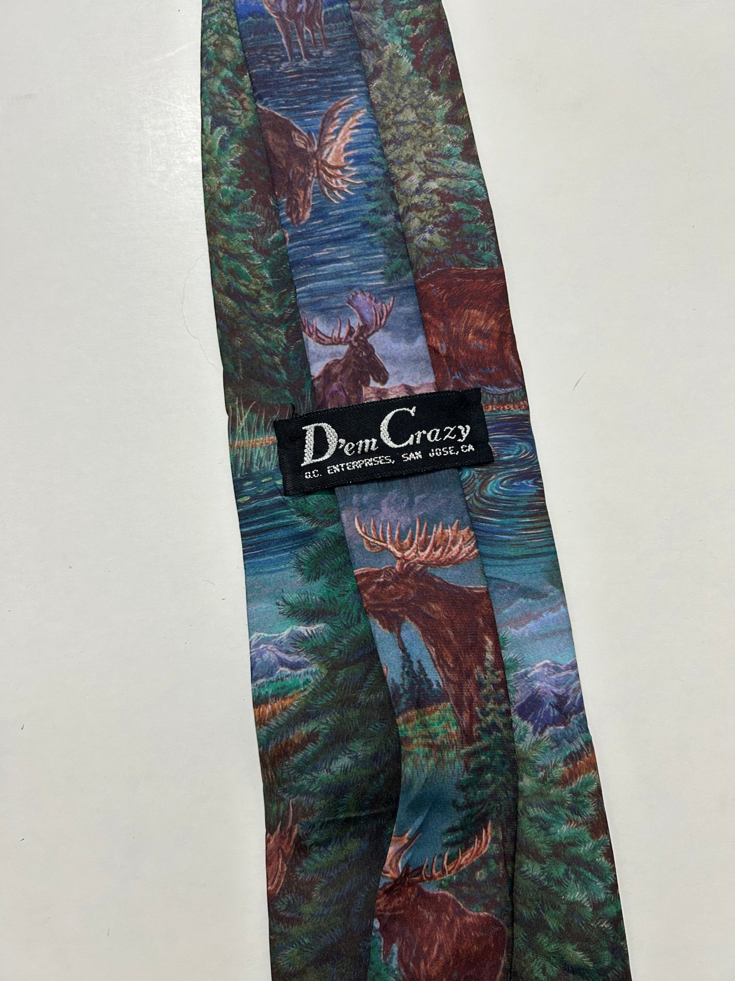 Vintage Moose Tie