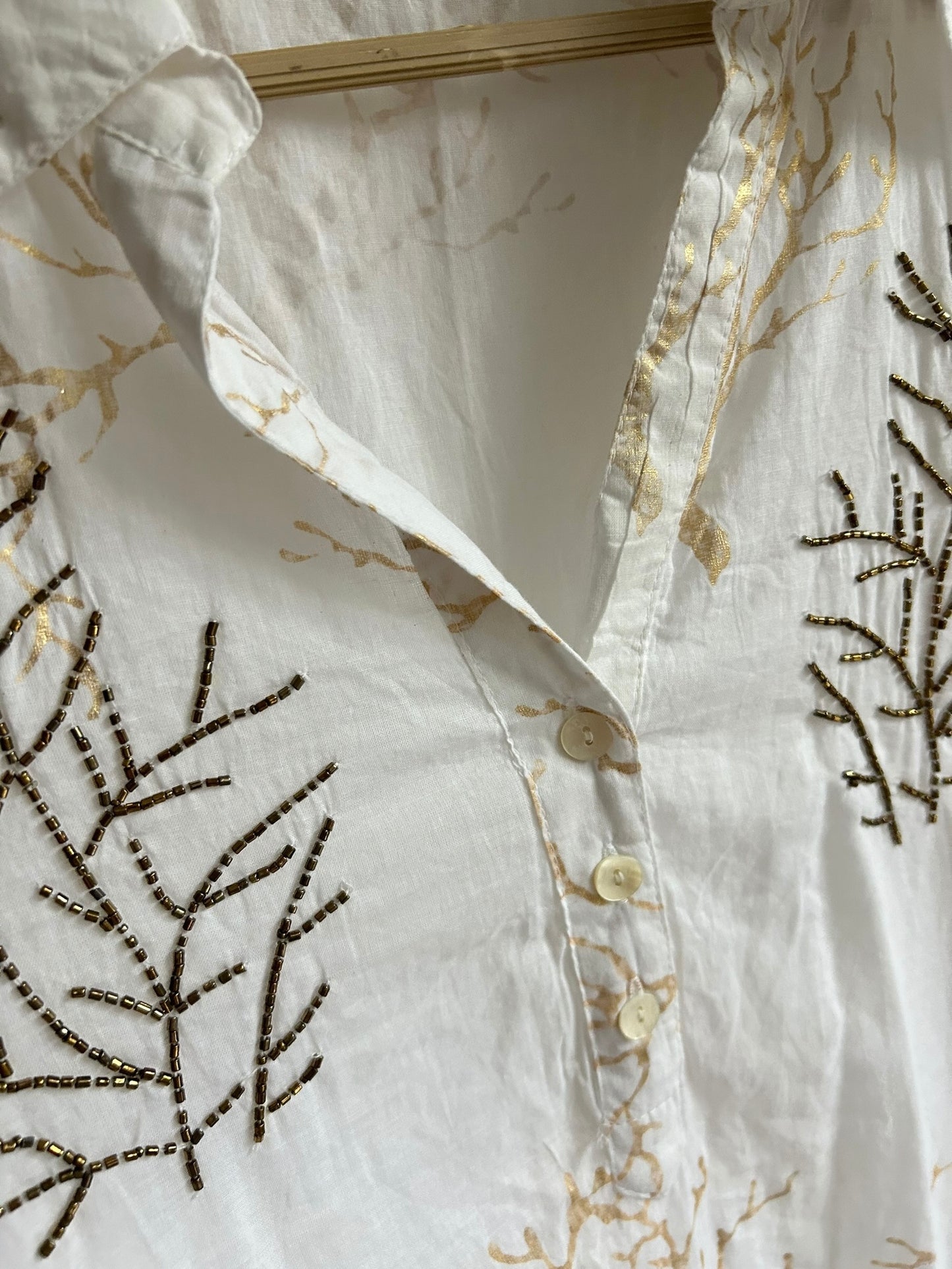 Embellished Long Shirt