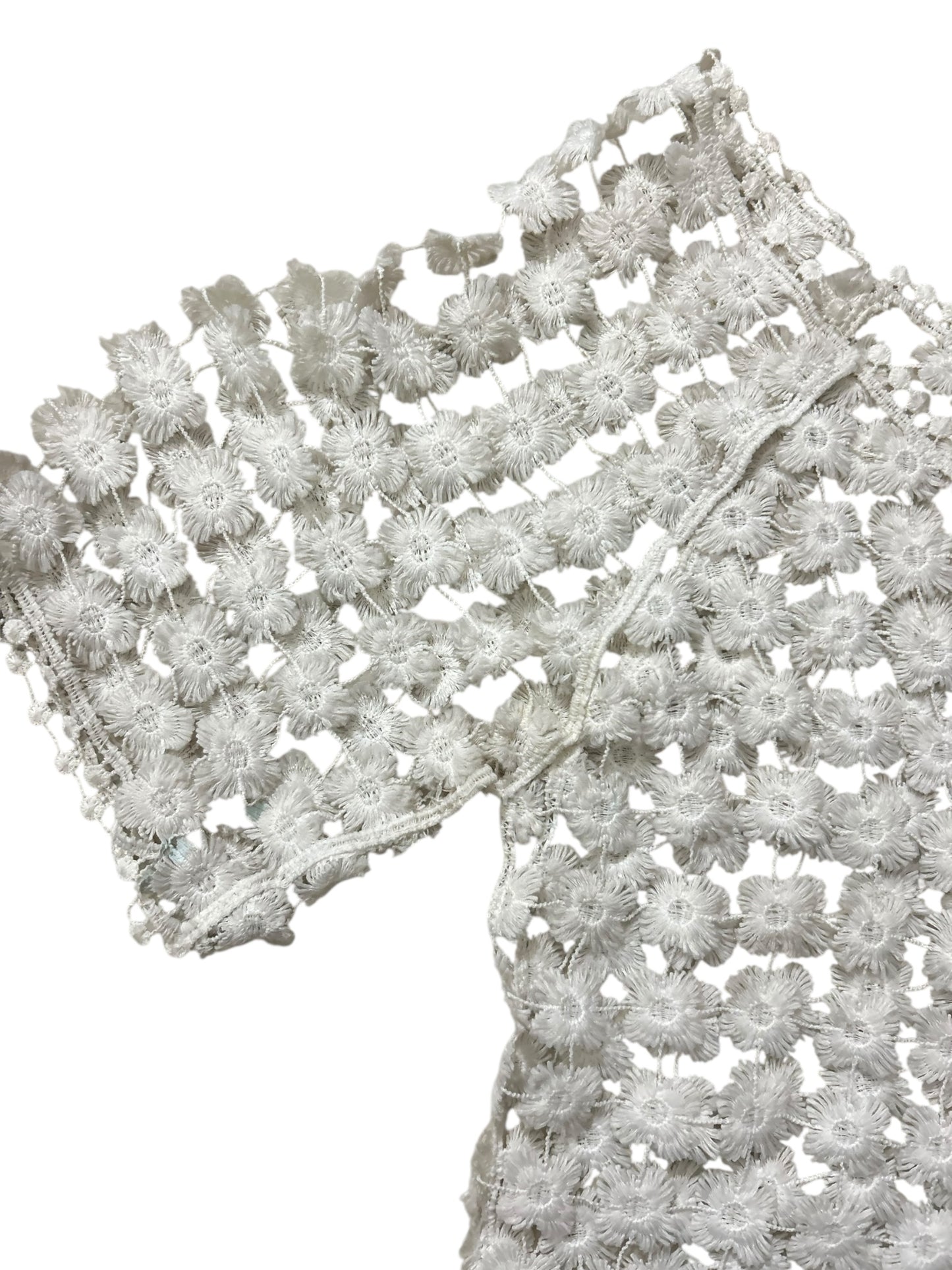 White Crochet Top