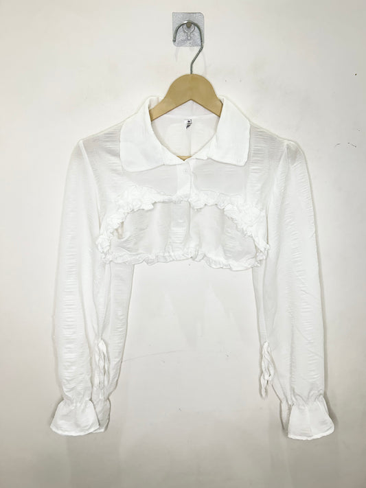 Ruffle Bolero: Chest-36”