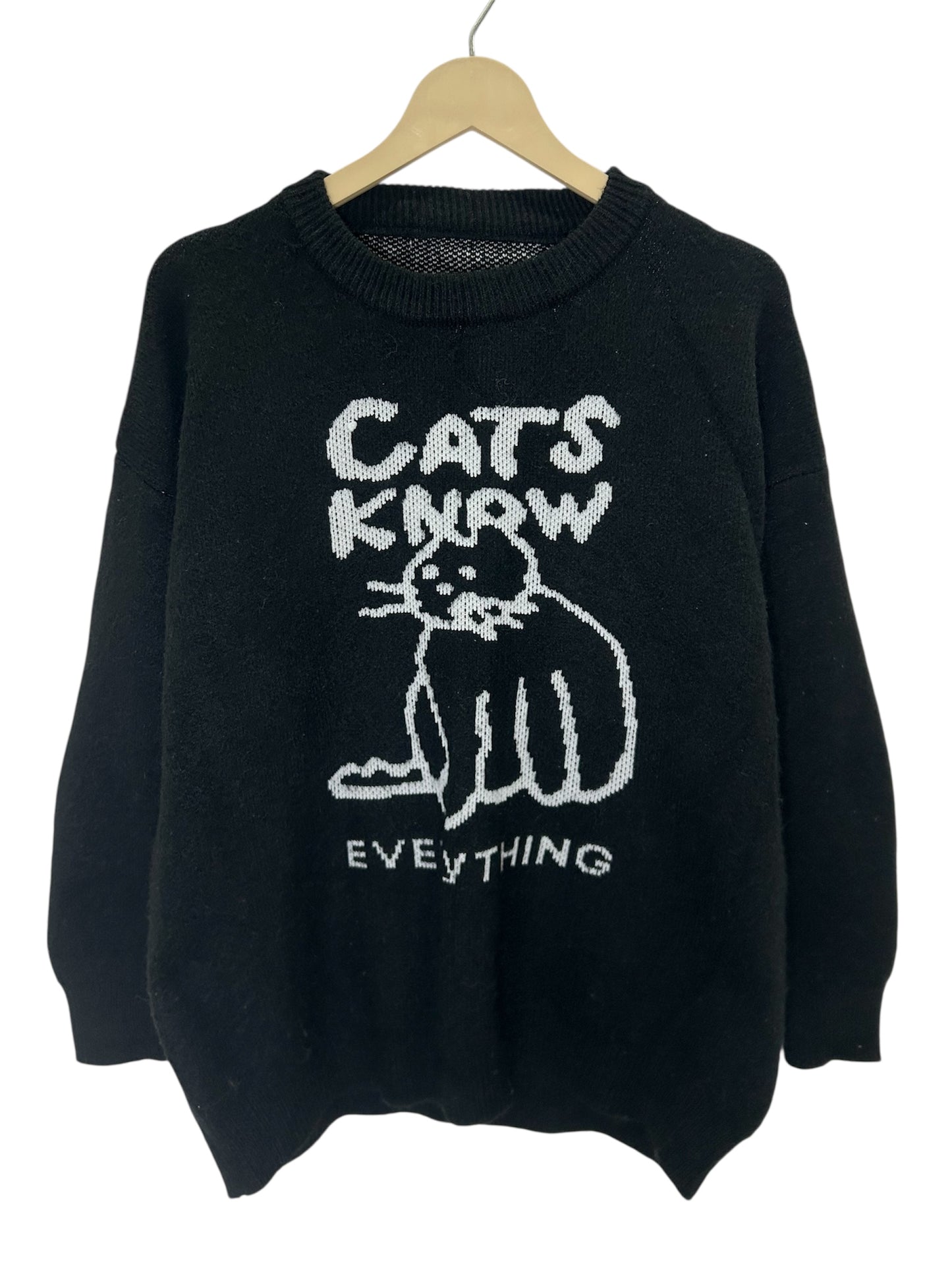 Cat Knows Everything Sweater