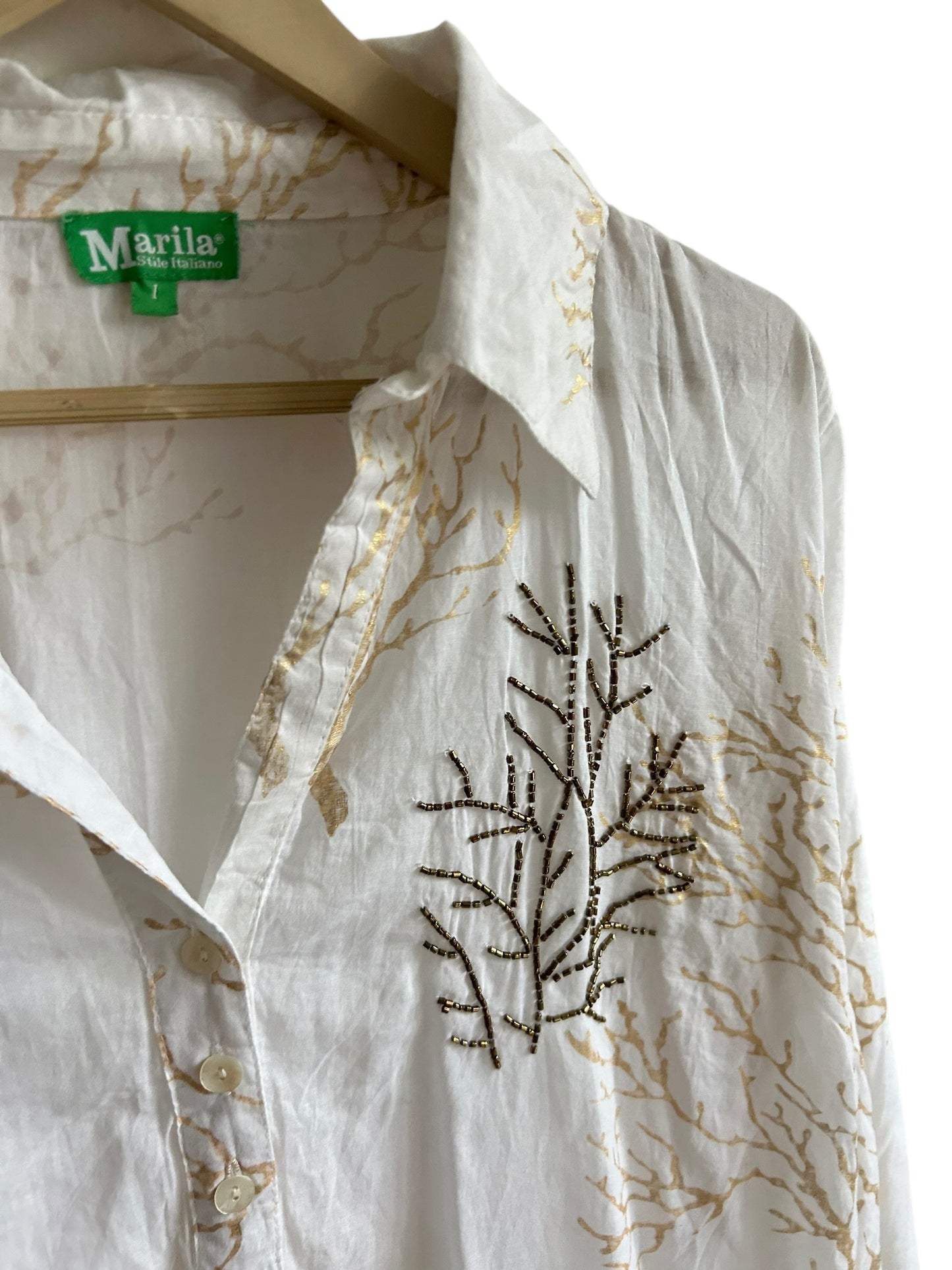 Embellished Long Shirt