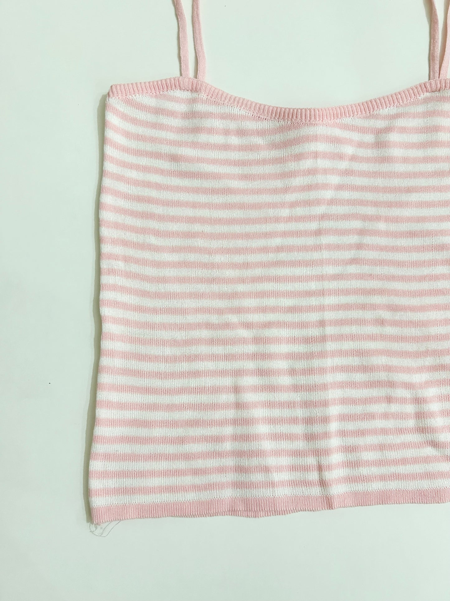 Pink White Camisole Top