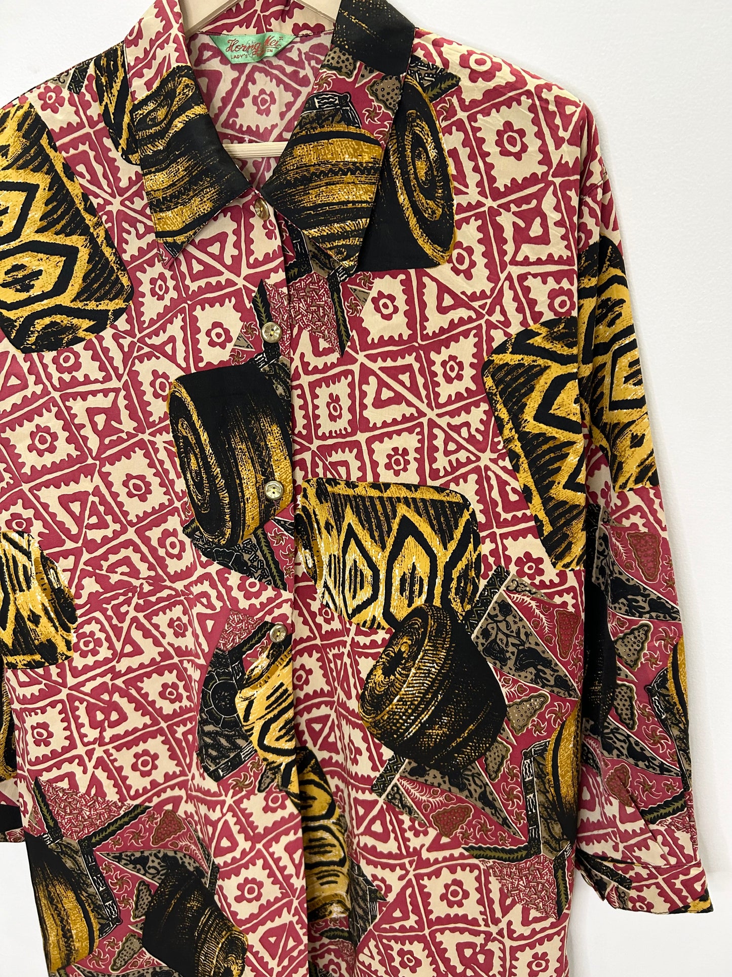 Brown Abstract Shirt