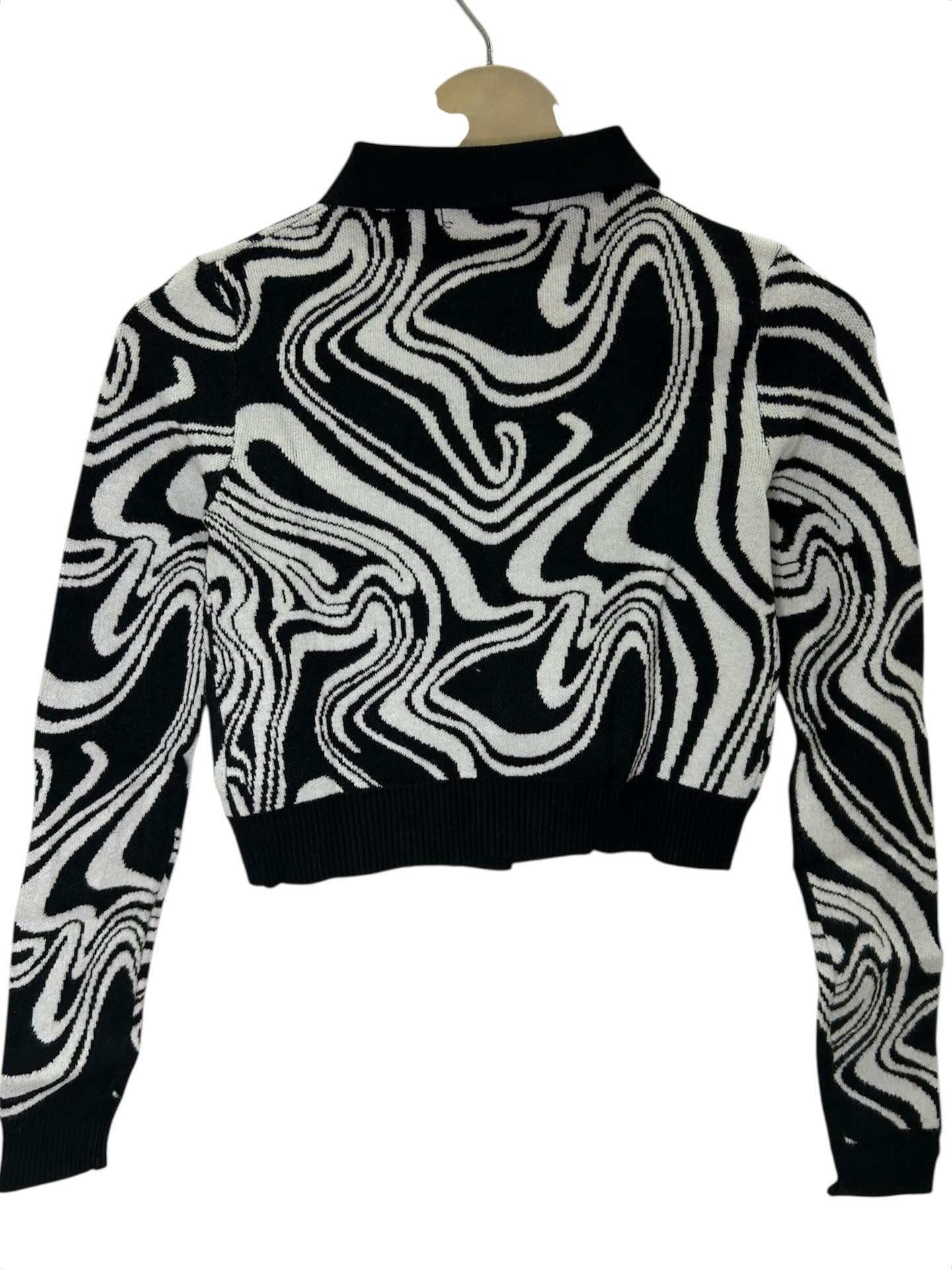 Swirly Sweater Top